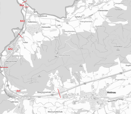 Vollsperrung der B12 zwischen Weitnau und der Landesgrenze Baden-Württemberg